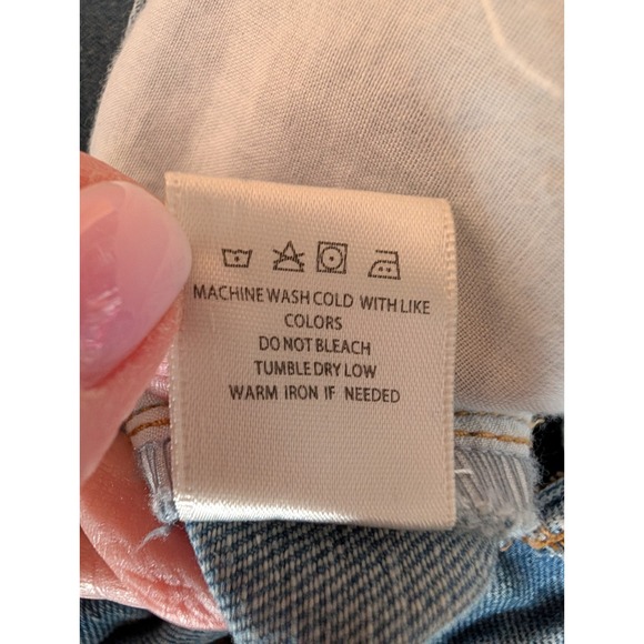 TGLA High Rise Wide Leg Light Wash Jean 29 90s Boho Minimalist Indie Classic - Picture 8 of 14